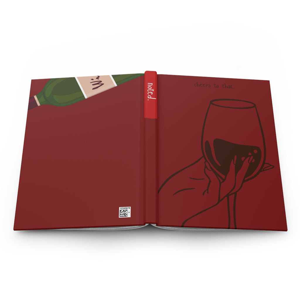 Cheers to that Hardcover Journal Matte