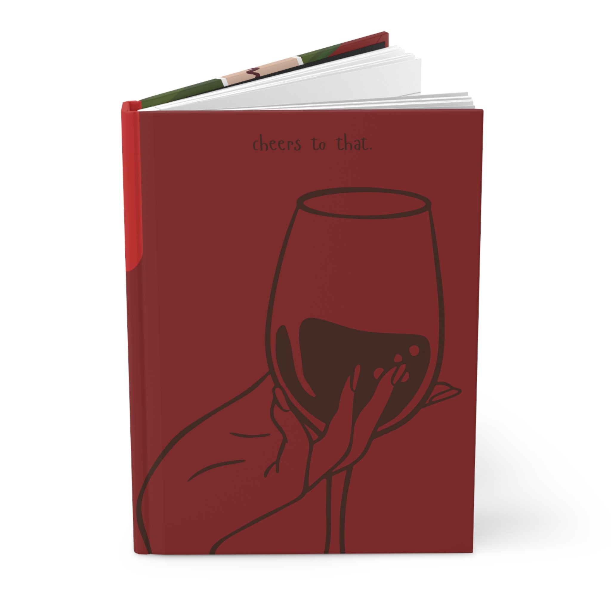 Cheers to that Hardcover Journal Matte